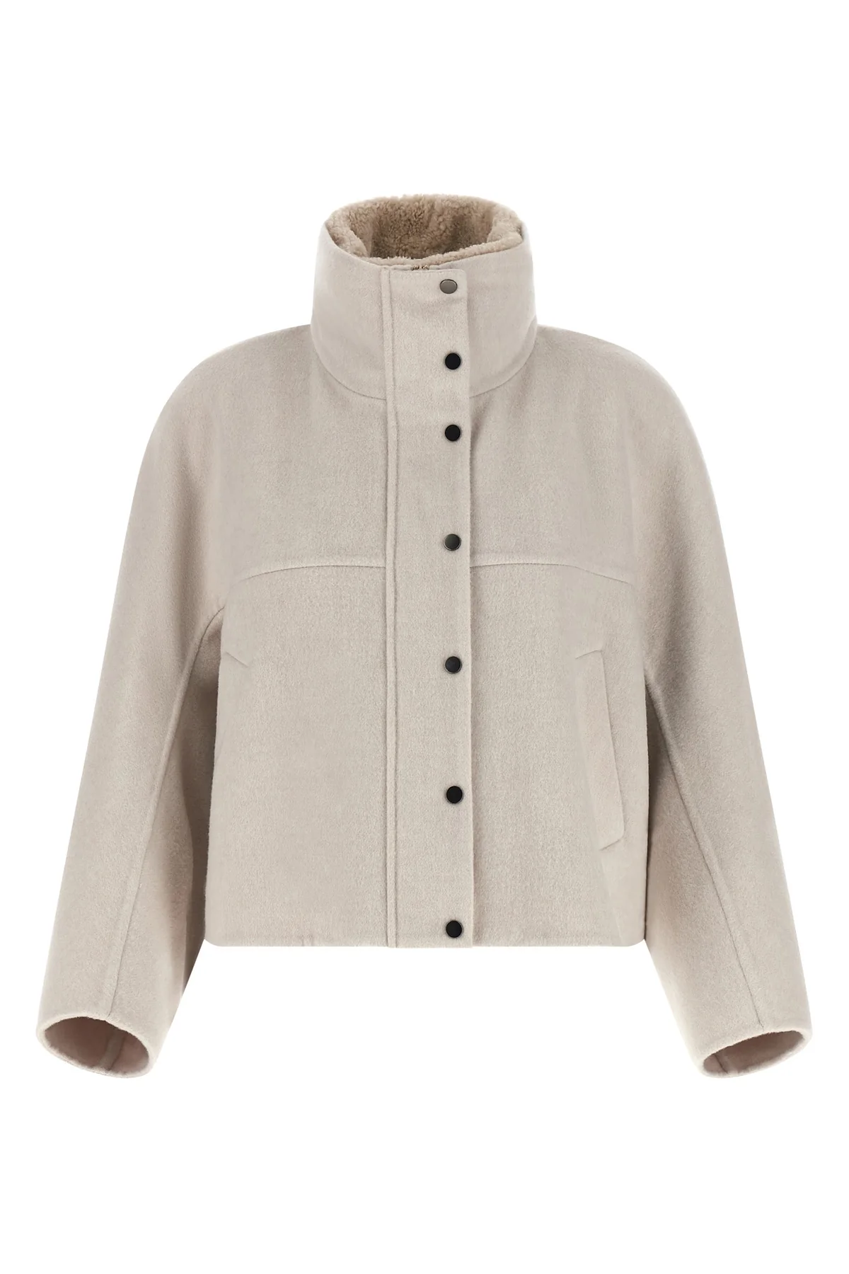 BRUNELLO CUCINELLI 38 virgin wool and cashmere blend coat