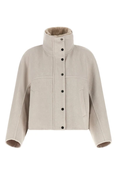 virgin wool and cashmere blend coat