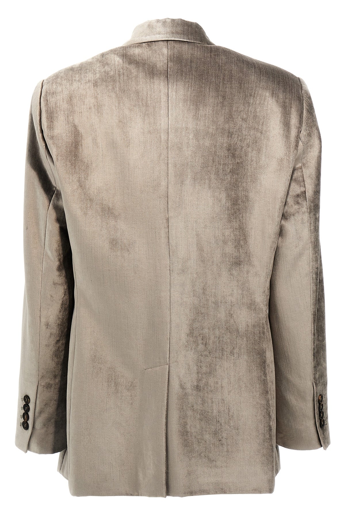 BRUNELLO CUCINELLI 42 single-breasted chenille blazer