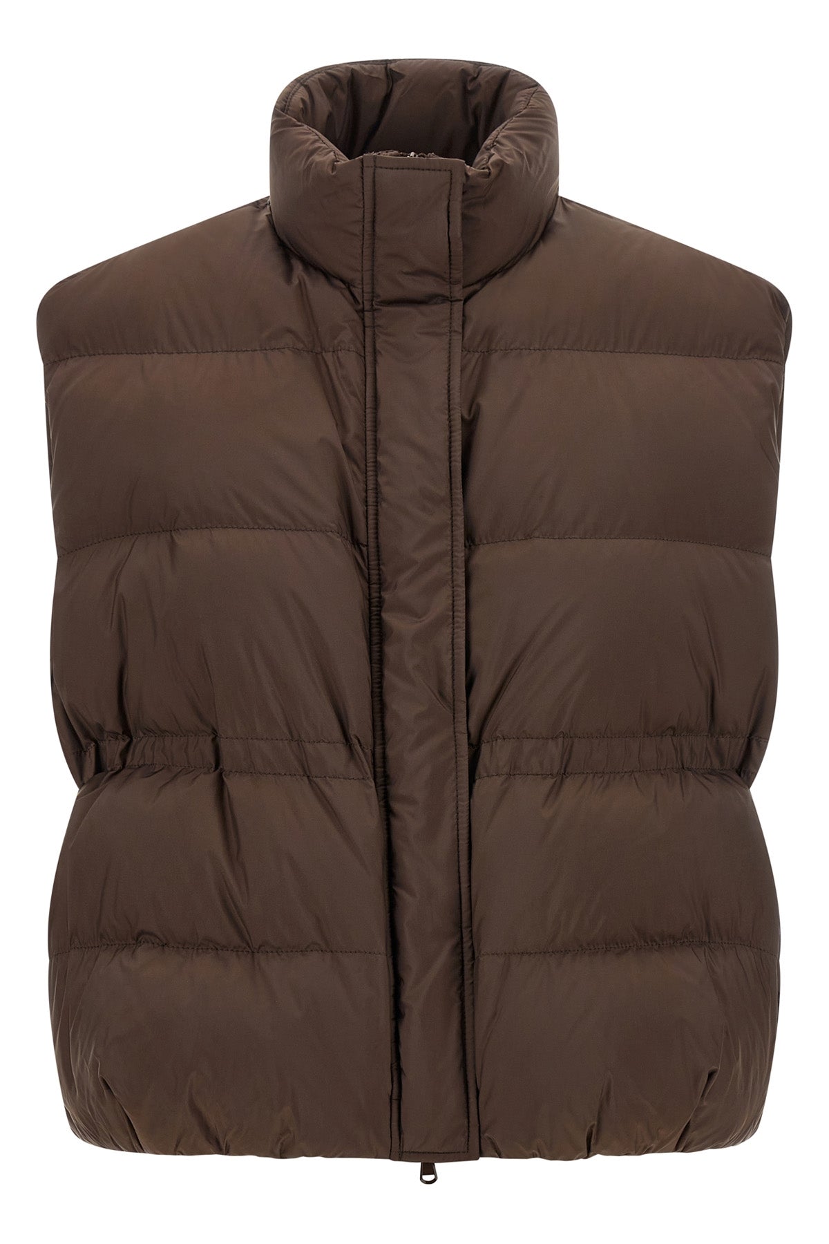 BRUNELLO CUCINELLI 38 vest in quilted water-repellent fabric