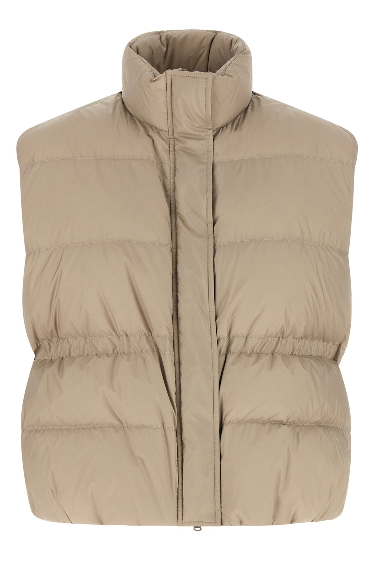 BRUNELLO CUCINELLI 38 vest in quilted water-repellent fabric