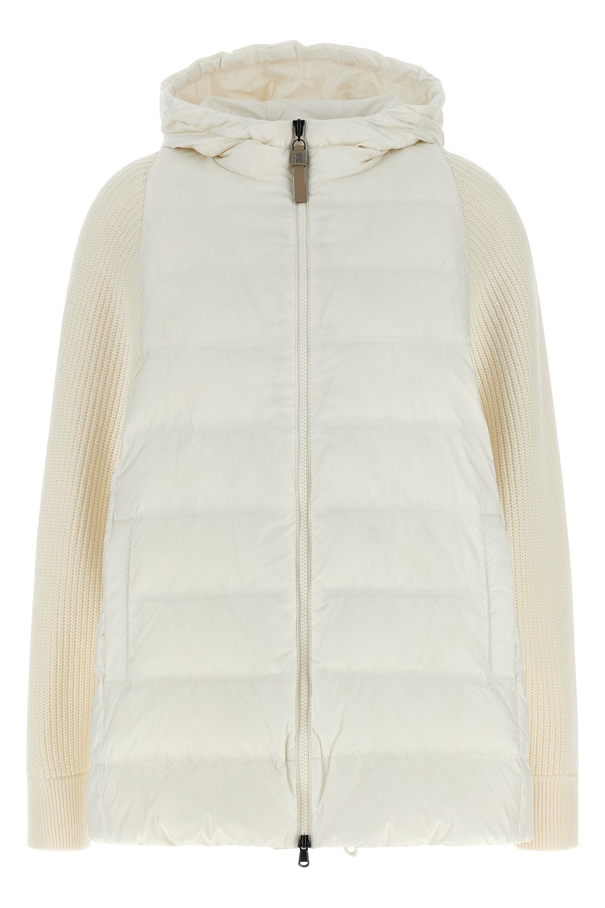 BRUNELLO CUCINELLI 38 quilted and padded water-repellent matte nylon down jacket