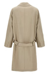 linen mescal trench coat