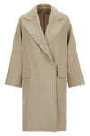 linen mescal trench coat