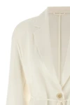 silk crêpe blazer jacket
