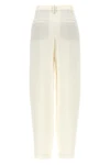 slouchy pure silk crepe sablè pants