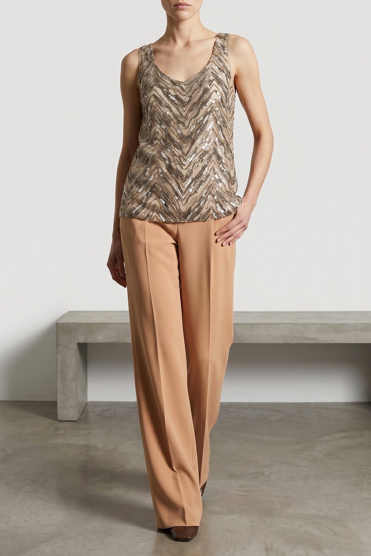 BRUNELLO CUCINELLI M crispy silk top