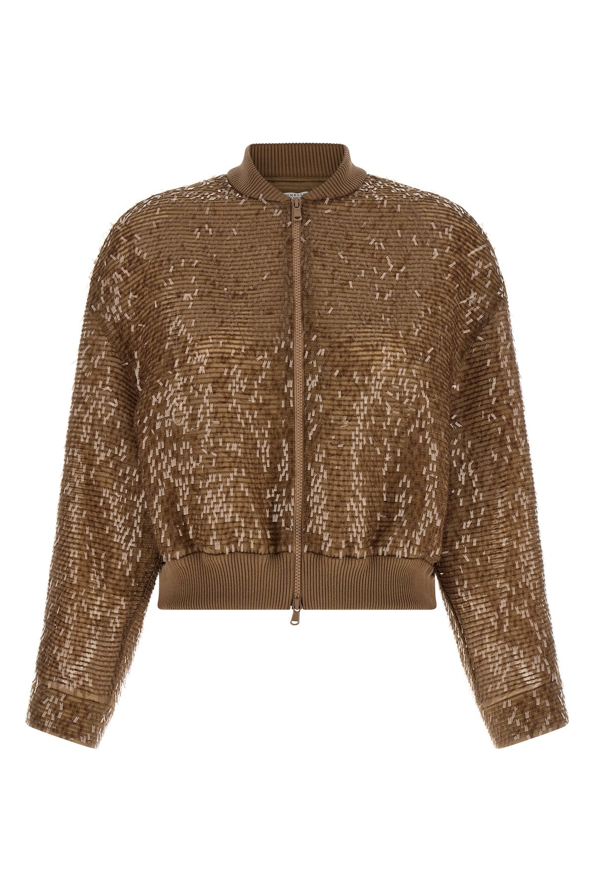 BRUNELLO CUCINELLI 46 silk cardigan