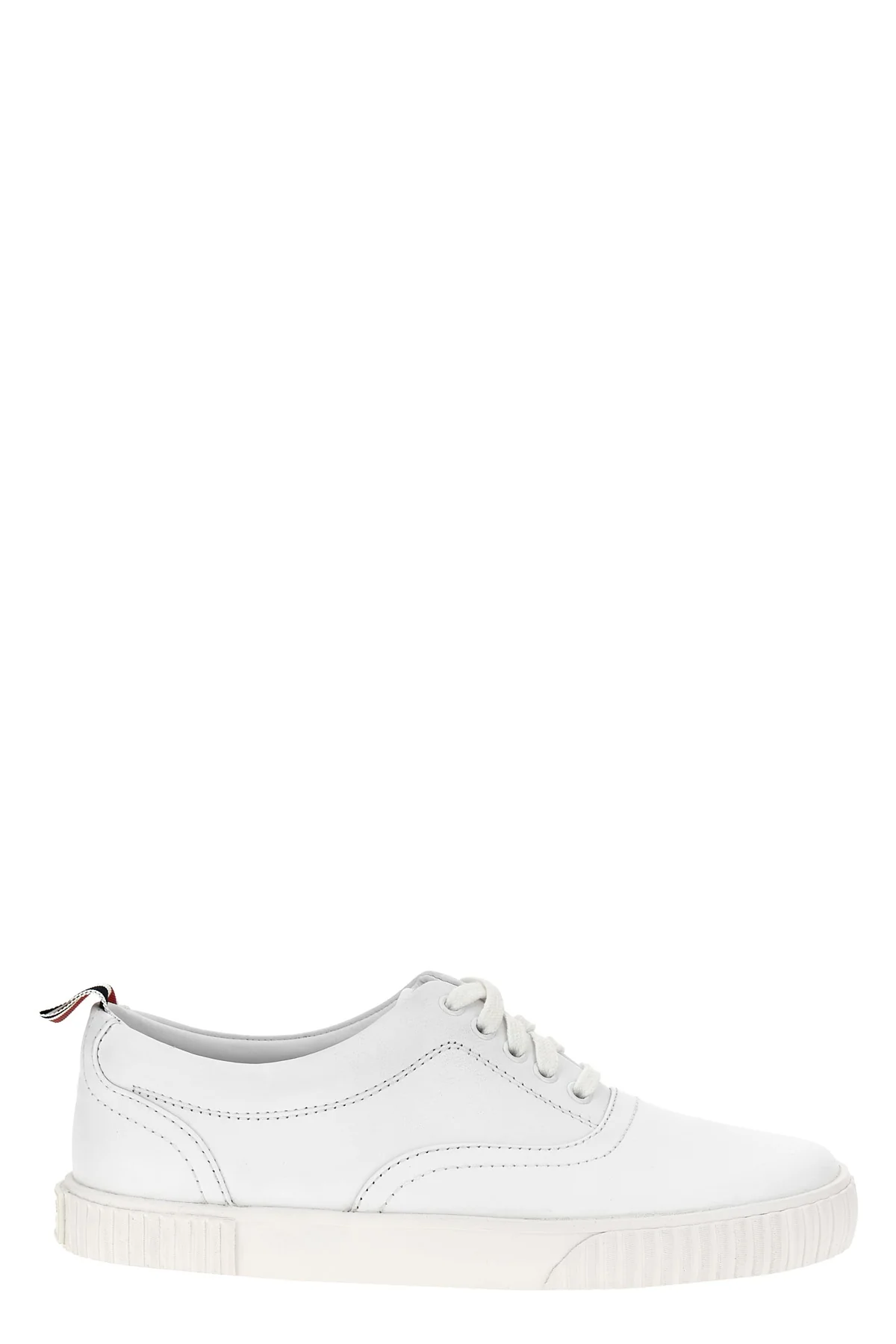 THOM BROWNE 8 heritage leather sneakers