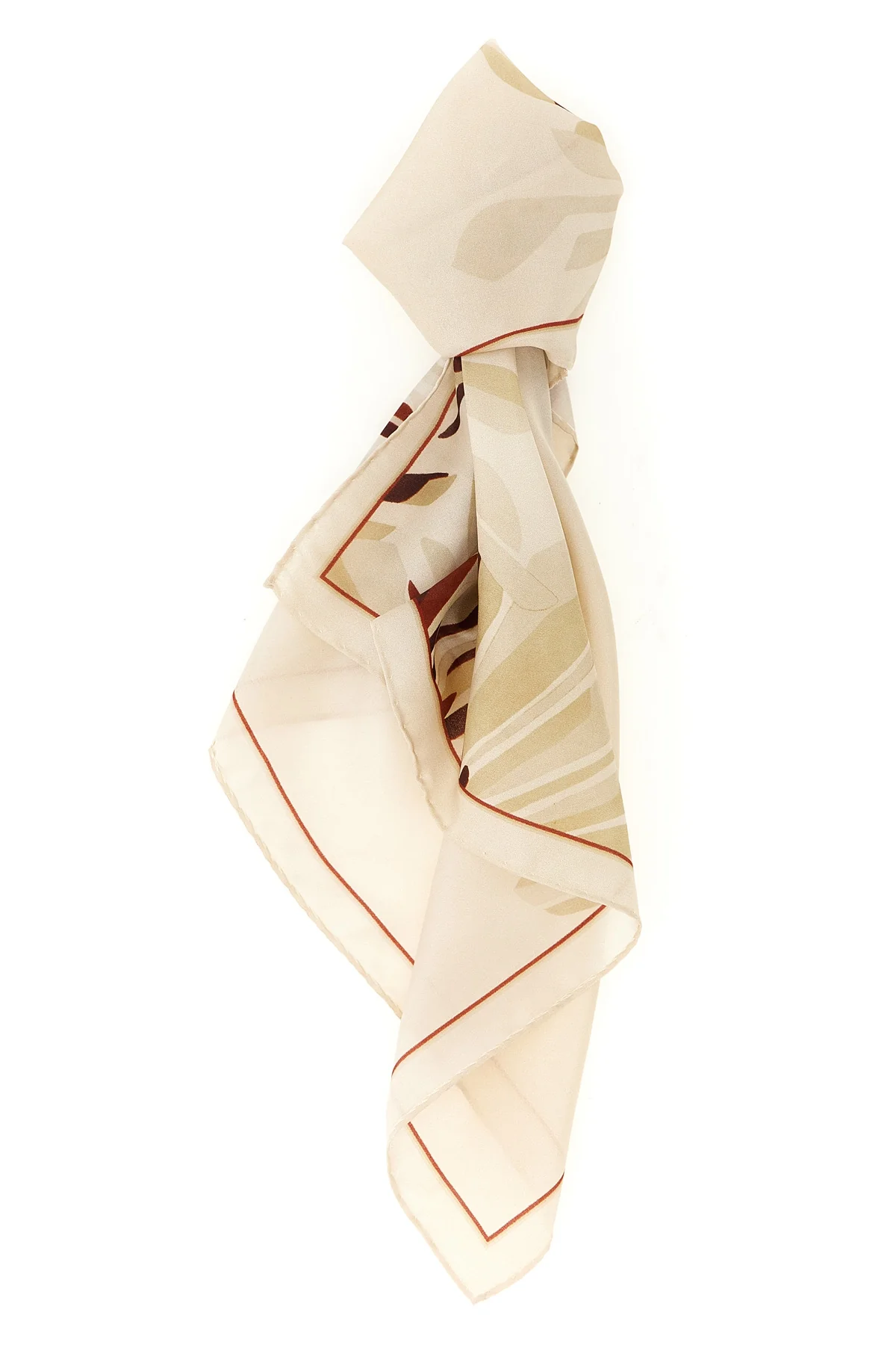 the brunello cucinelli scarf features a compact square silhouette made of impalp