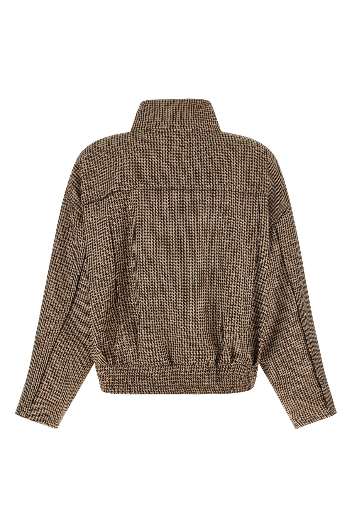 BRUNELLO CUCINELLI 36 prince of wales-patterned virgin wool jacket woven