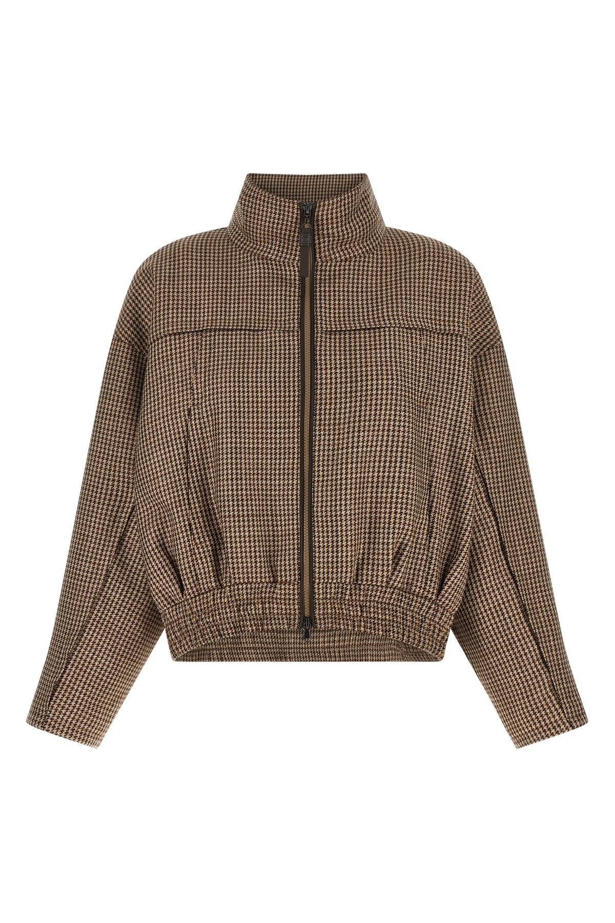 BRUNELLO CUCINELLI 36 prince of wales-patterned virgin wool jacket woven