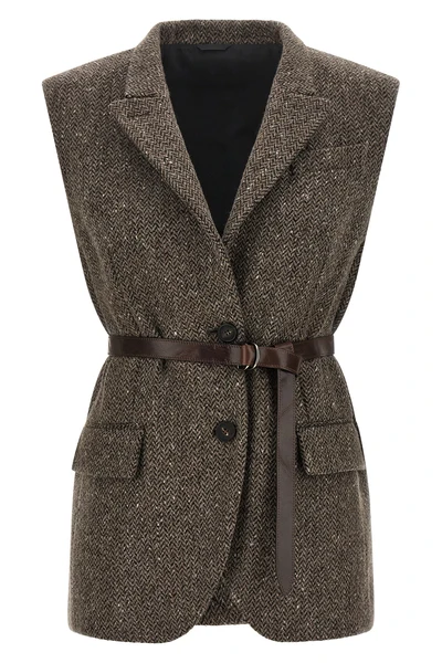 brunello cucinellis vest exemplifies sartorial excellence through a structured