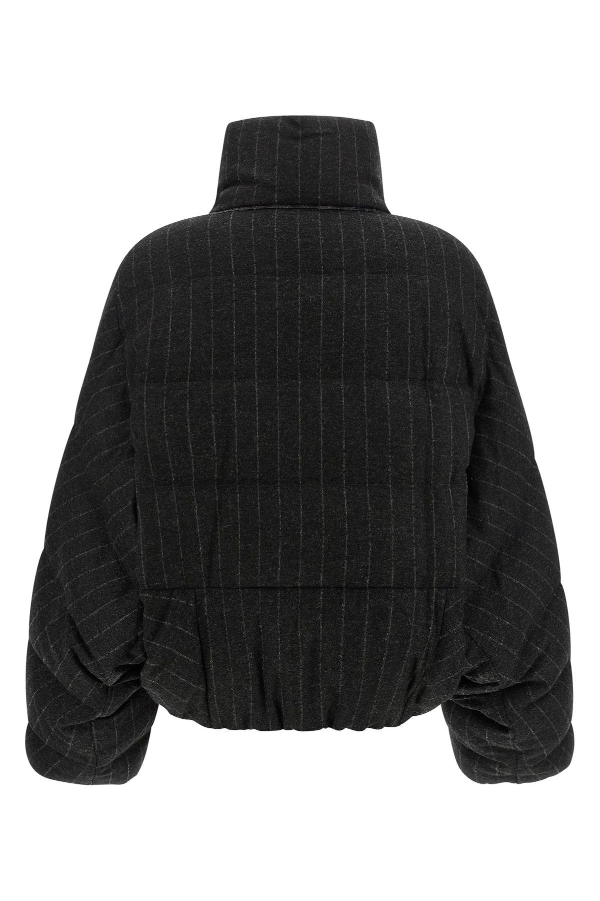 brunello cucinelli down padded down jacket redefines the codes of outerwear thro
