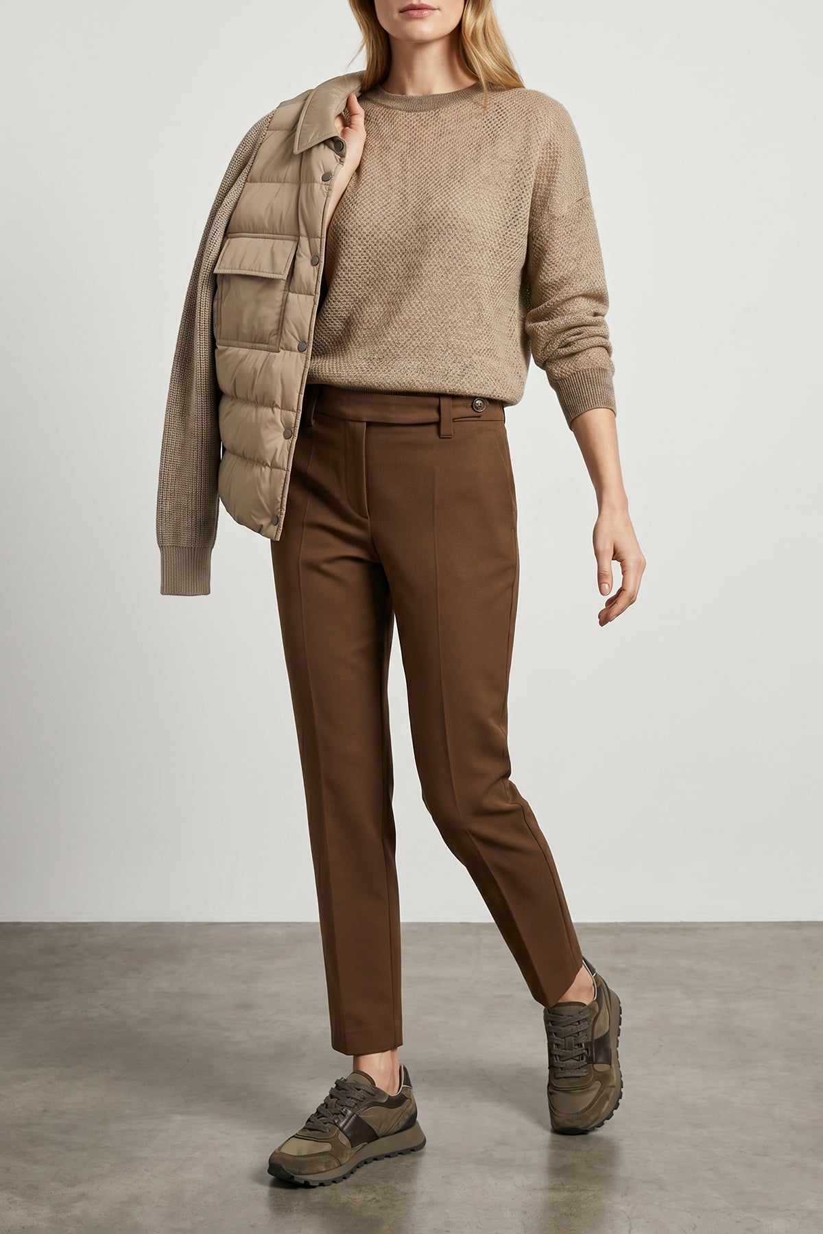 mohair and wool blend sweater woven