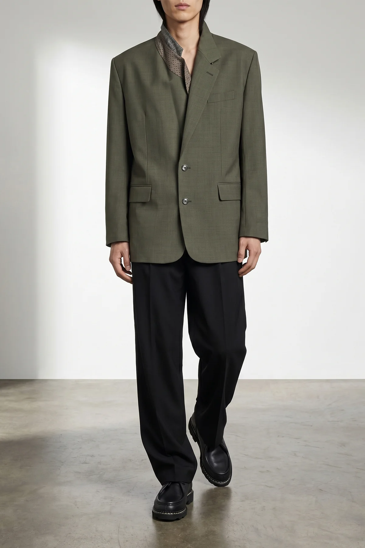 MAGLIANO L dawn rimini single-breasted virgin wool marzotto blazer