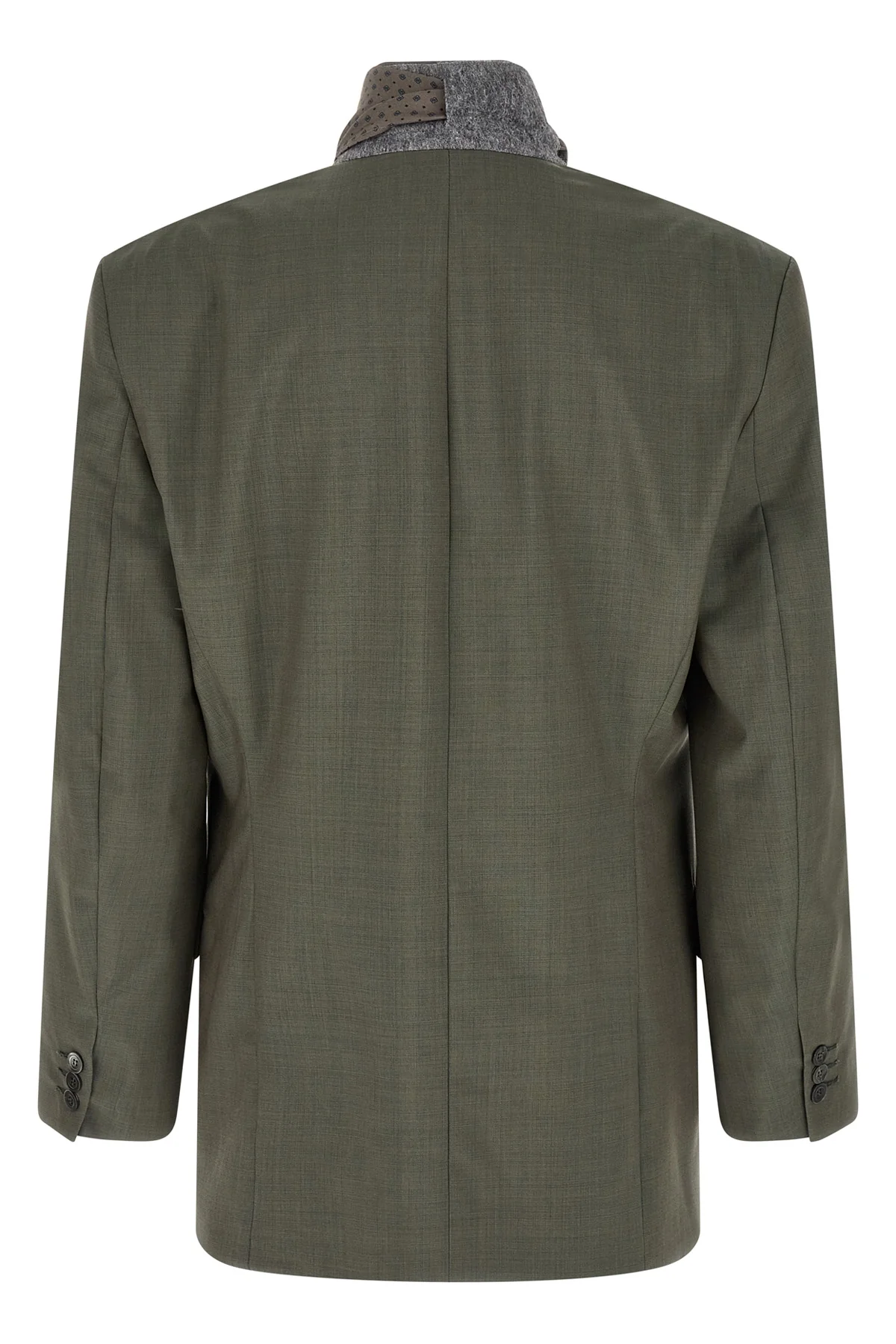 dawn rimini single-breasted virgin wool marzotto blazer