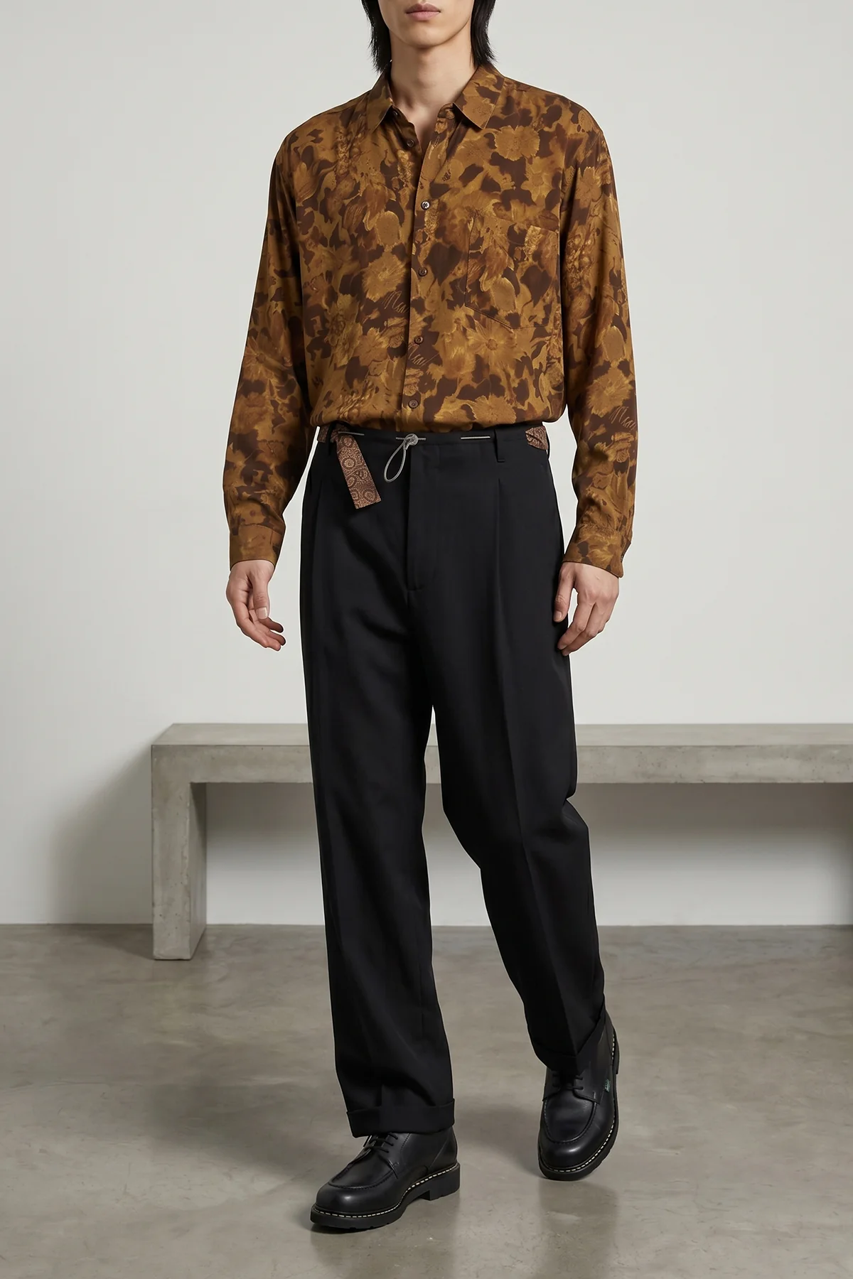 MAGLIANO M all-over lightweight viscose print shirt