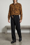 all-over lightweight viscose print shirt