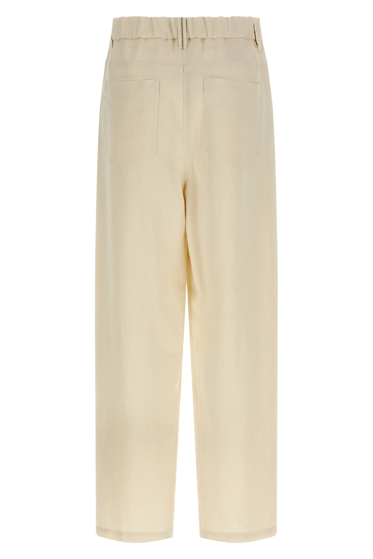 BRUNELLO CUCINELLI 42 five-pocket pants in linen blend