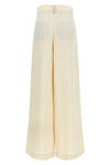 palazzo pants in linen blend