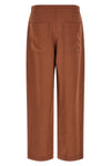 tailored track viscose and linen fluid twill pants