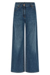 light stonewashed cotton denim jeans