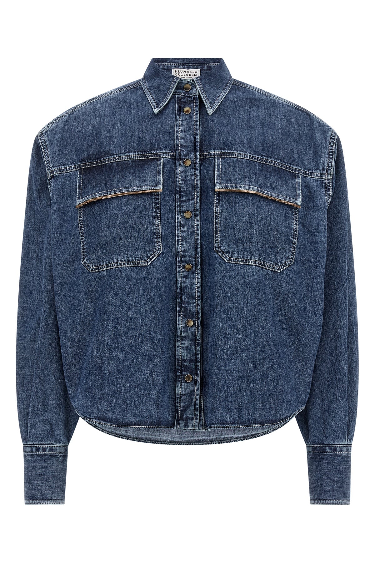 BRUNELLO CUCINELLI M lightweight denim shirt