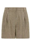 brunello cucinelli bermuda shorts redefine summer elegance through an impeccable