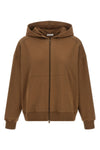 lightweight stretch cotton hoodie