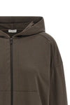hoodie in brushed cotton
