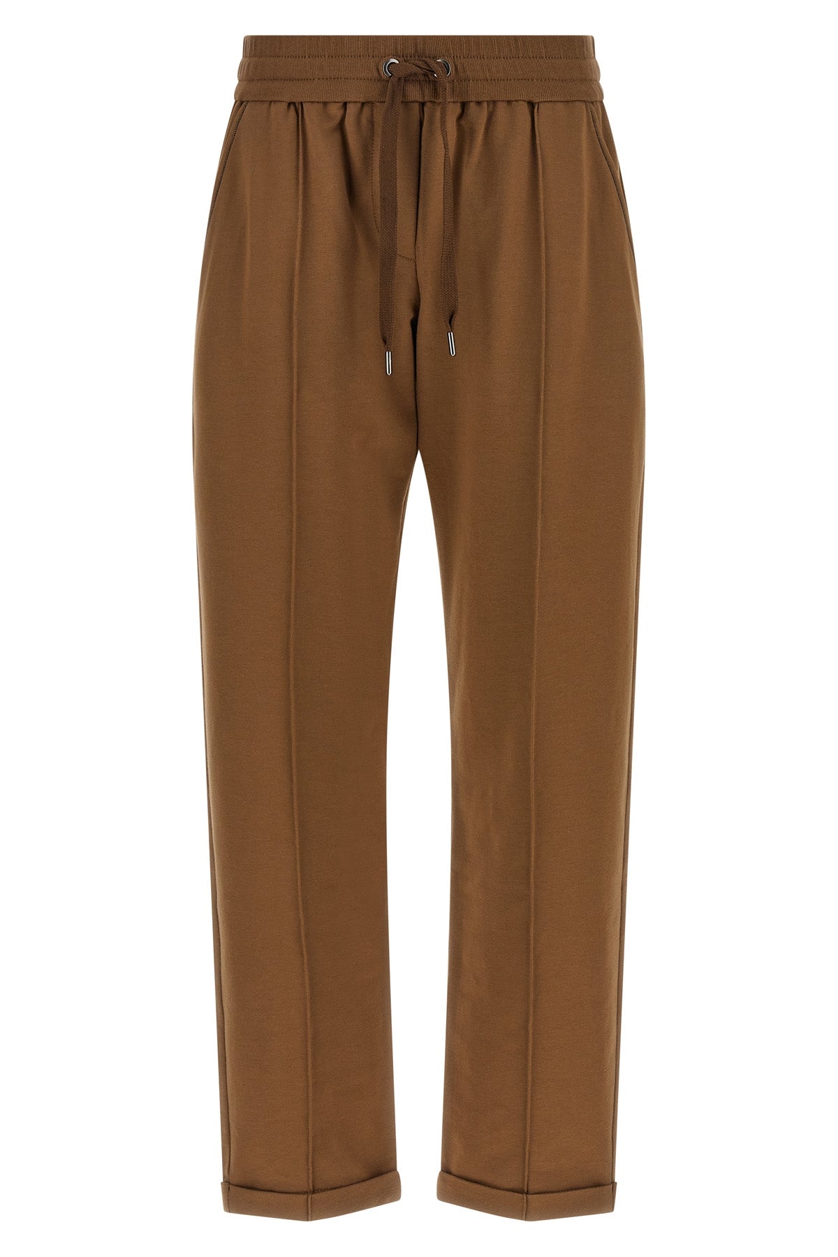 track joggers in light stretch cotton sweatshirt