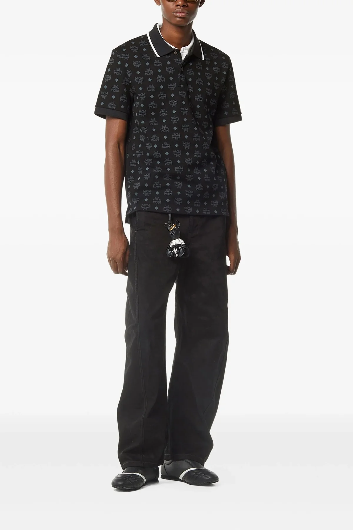 MCM M cotton jacquard polo shirt