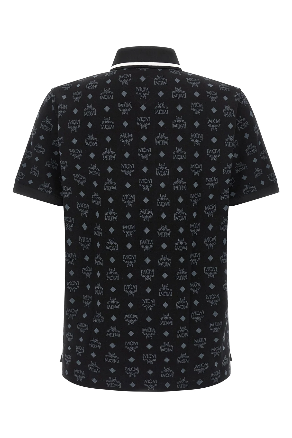 cotton jacquard polo shirt