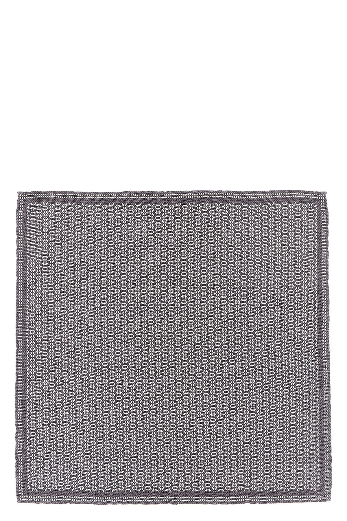 BRUNELLO CUCINELLI OS brunello cucinellis double-sided pocket square in silk