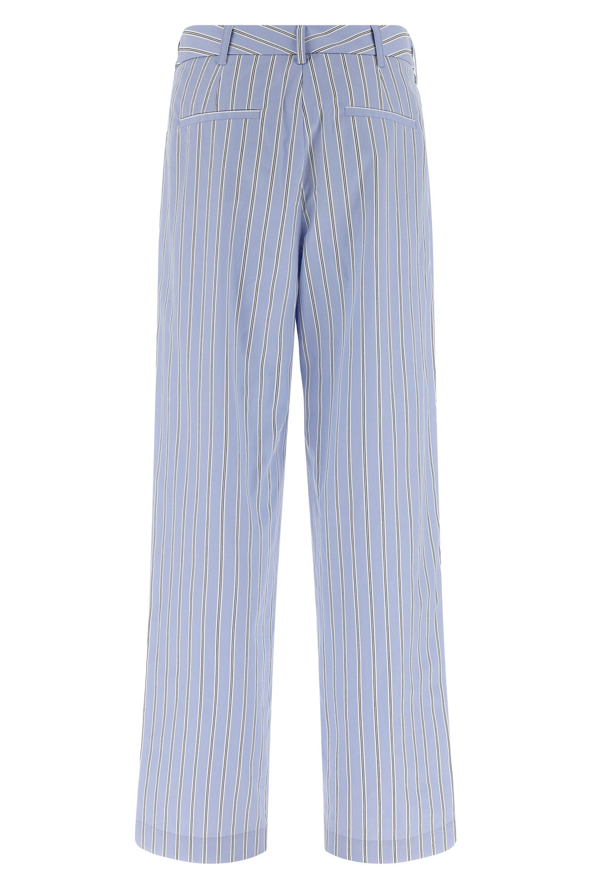 sally striped cotton poplin pants