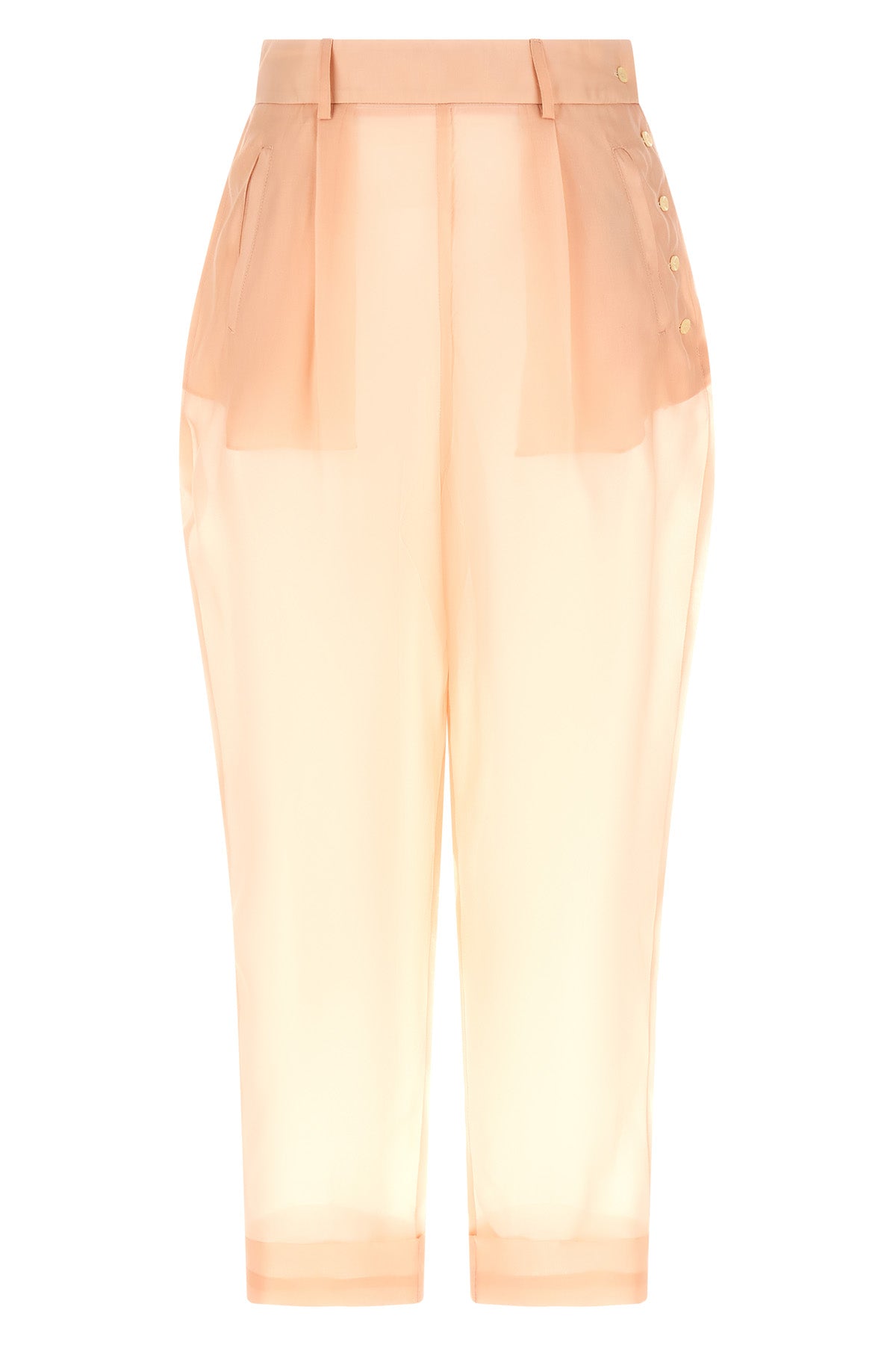 MAISON JEJIA 40 giulio semi-transparent silk trousers