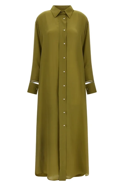 long antoine silk dress