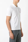 piqué cotton polo shirt