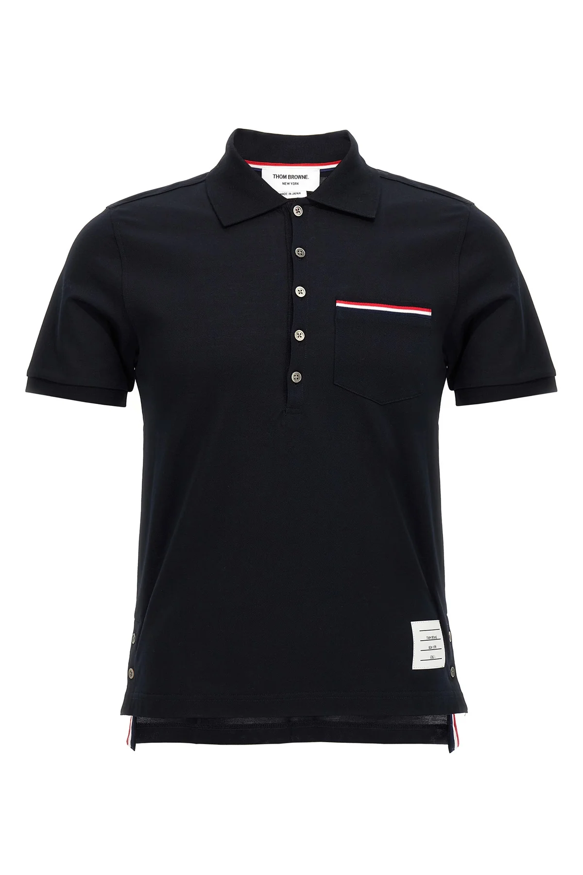 piqué cotton polo shirt