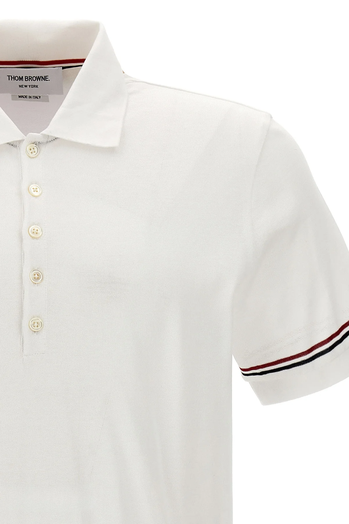 piqué cotton polo shirt