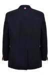 single-breasted wool seersucker blazer