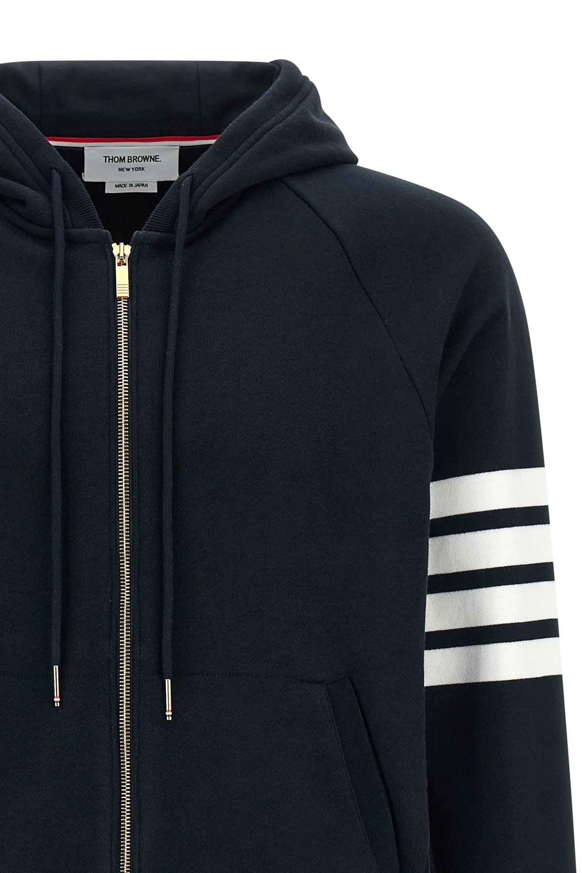 4 bar cotton hoodie