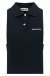 polo top in lightweight cotton piquet