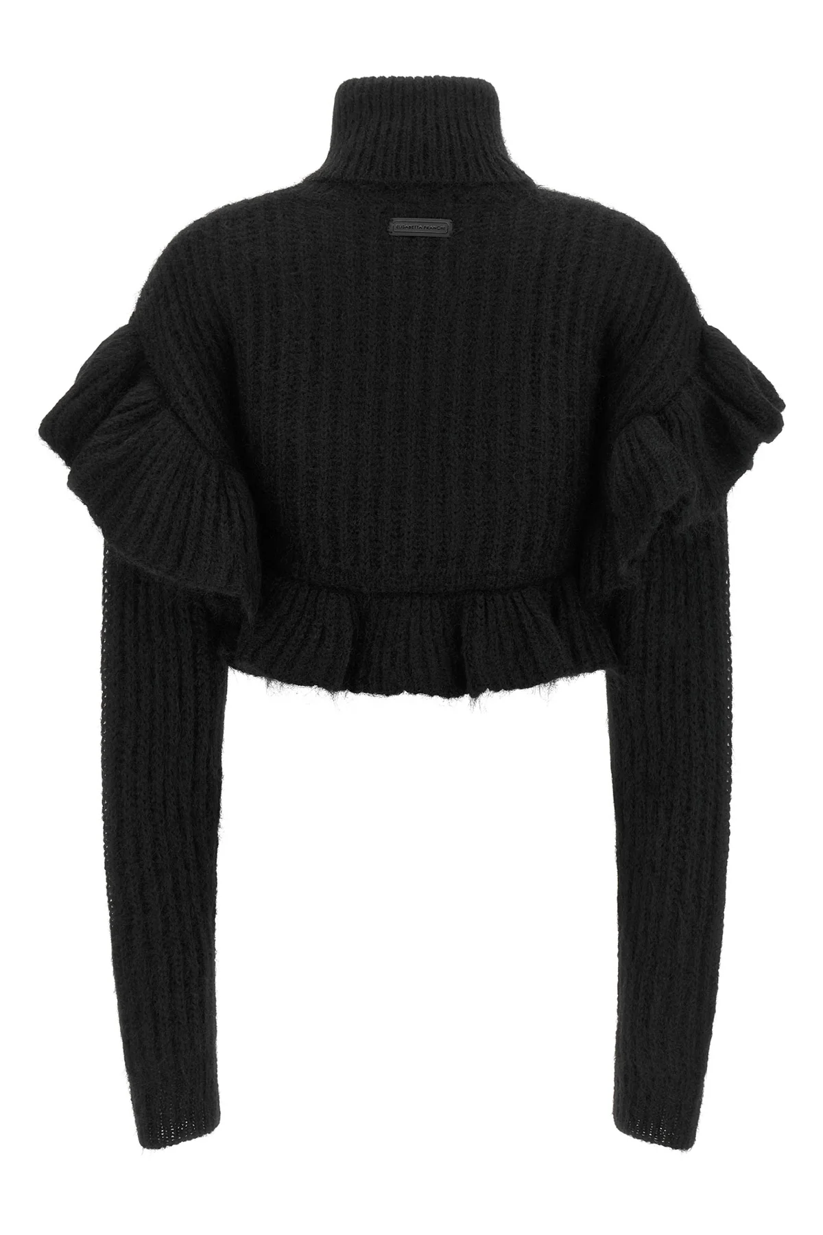 ELISABETTA FRANCHI 38 the elisabetta franchi sweater redefines the volumes of contemporary knitwear th