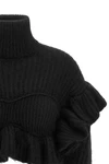 the elisabetta franchi sweater redefines the volumes of contemporary knitwear th