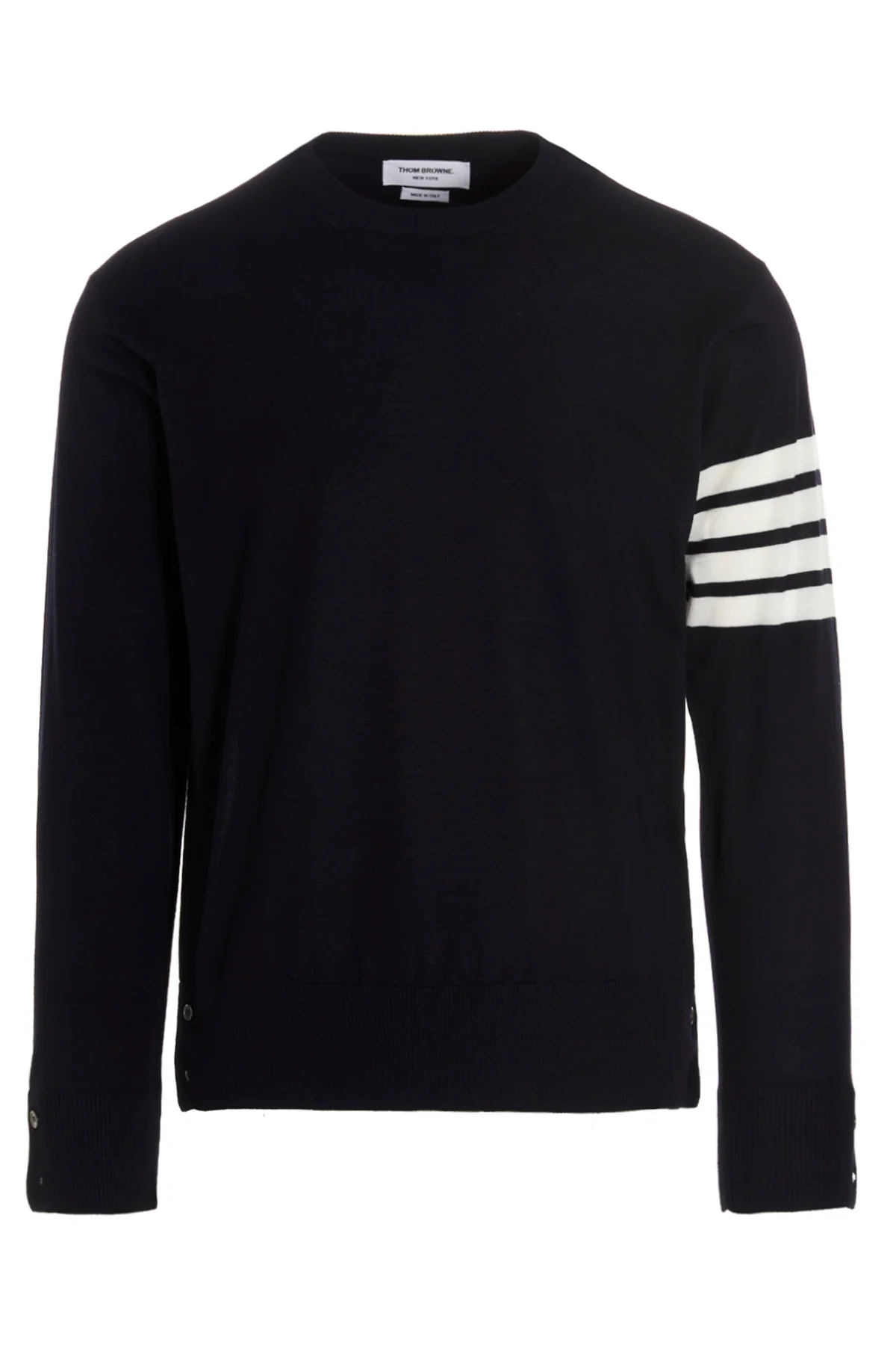 THOM BROWNE 1 4 bar merino wool sweater