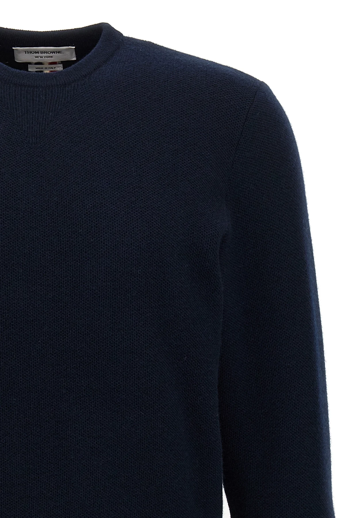 washed piquet wool sweater