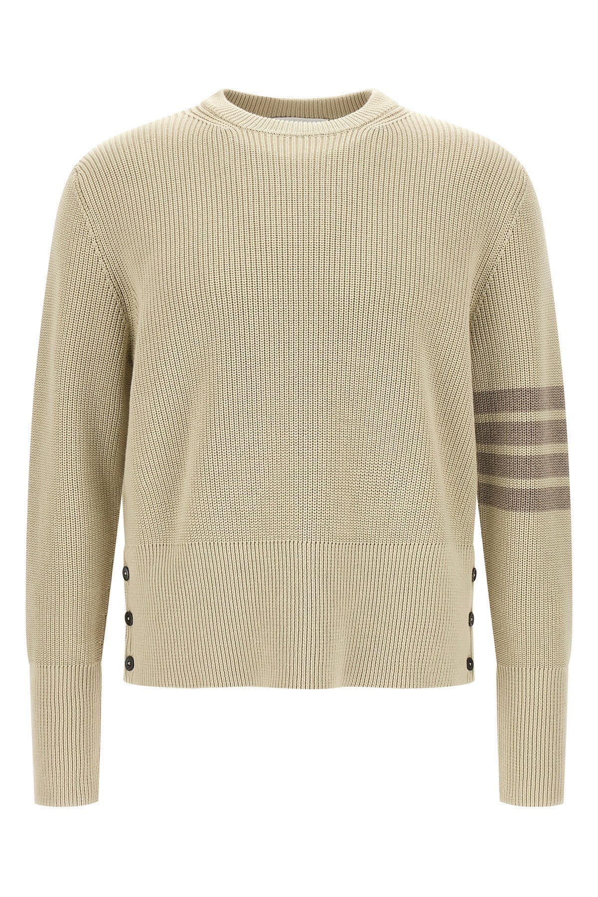 THOM BROWNE 3 knitted cotton sweater