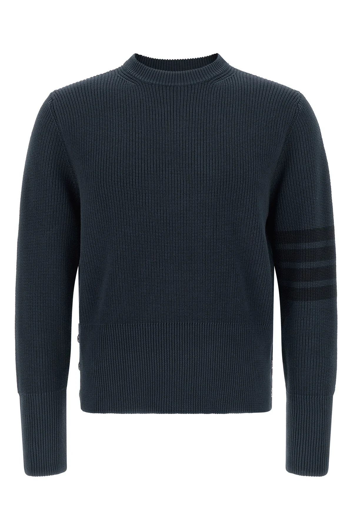 THOM BROWNE 3 knitted cotton sweater